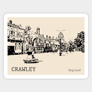 Crawley England Magnet